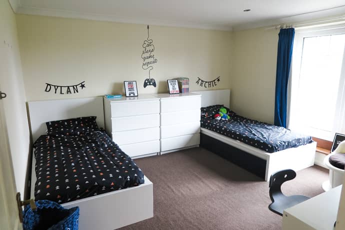 Boys' double bedroom