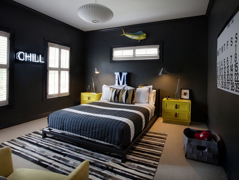 Stylish boy's bedroom