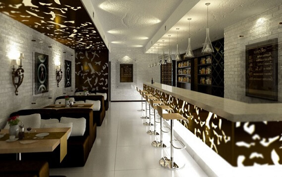 اجرا و طراحی دکوراسیون کافی شاپ کوچک و مدرن 26 دکوراسیون کافیشاپ شیک