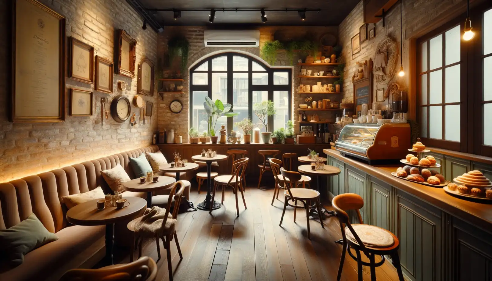 اجرا و طراحی دکوراسیون کافی شاپ کوچک و مدرن 20 دکوراسیون کافیشاپ ساده