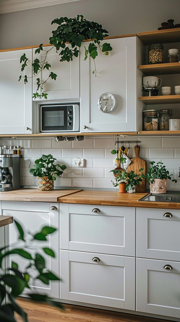cozy kitchen corner stockcake