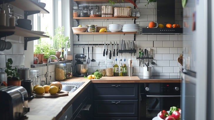 cozy kitchen space stockcake