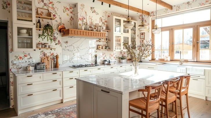 elegant kitchen interior stockcake 17