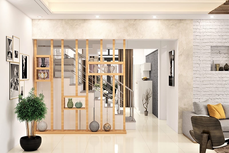 home decor wooden wall divider