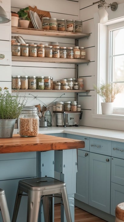 organized kitchen space stockcake