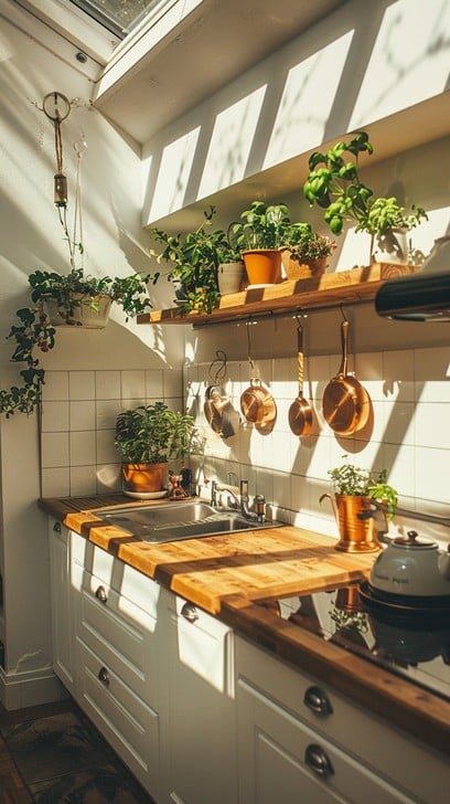 sunny kitchen corner stockcake 1